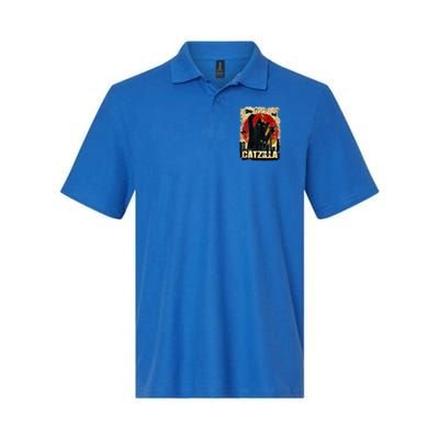 Vintage Catzilla Funny Kitten and Cat  Polo