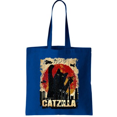 Vintage Catzilla Funny Kitten and Cat  Bag