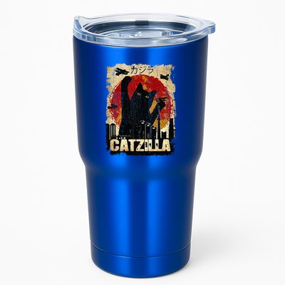 Vintage Catzilla Funny Kitten and Cat  Tumbler