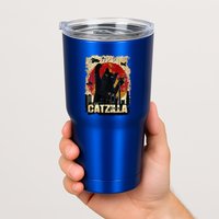 Vintage Catzilla Funny Kitten and Cat  Tumbler