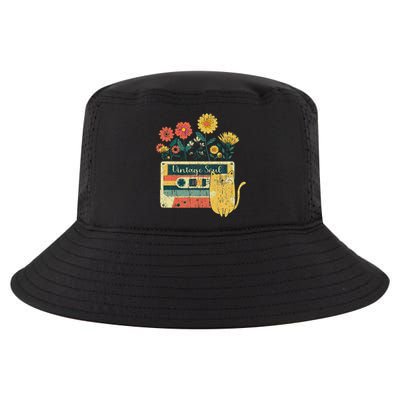 Vintage Ca For Women Retro Soul Flowers Wildflower Cool Comfort Performance Bucket Hat