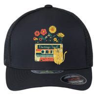 Vintage Ca For Women Retro Soul Flowers Wildflower Flexfit Unipanel Trucker Cap