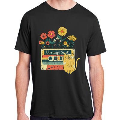 Vintage Ca For Women Retro Soul Flowers Wildflower Adult ChromaSoft Performance T-Shirt