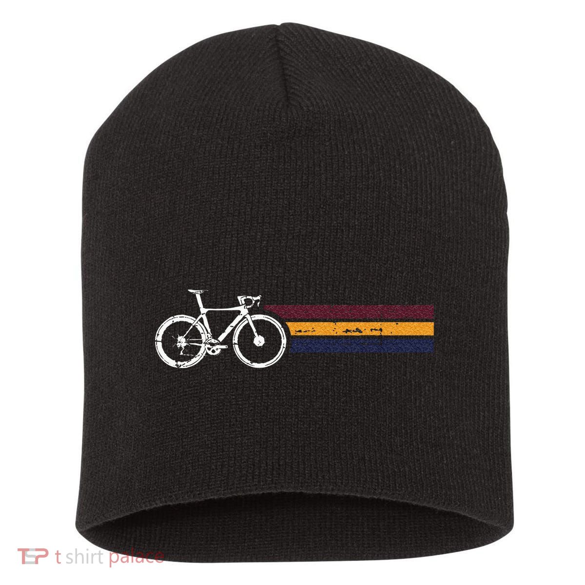 Vintage Cycling Funny Classic Bicycle Bicycling Lover Outfit Short Acrylic Beanie