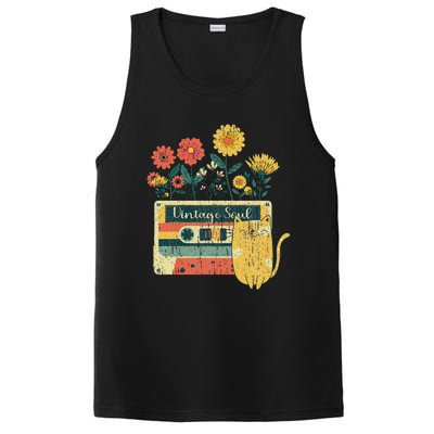 Vintage Ca For Women Retro Soul Flowers Wildflower PosiCharge Competitor Tank