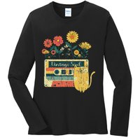 Vintage Ca For Women Retro Soul Flowers Wildflower Ladies Long Sleeve Shirt