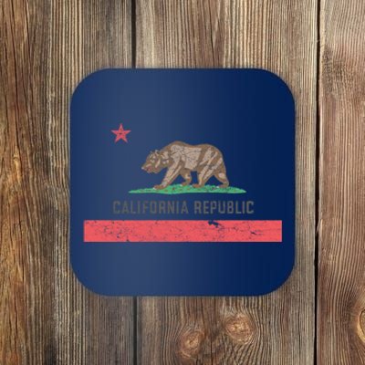 Vintage California Flag Coaster