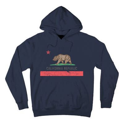 Vintage California Flag Tall Hoodie