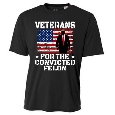 Veterans Convicted Felon Cooling Performance Crew T-Shirt