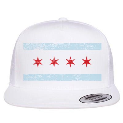 Vintage Chicago Flag Flatbill Hat