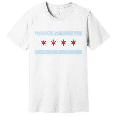 Vintage Chicago Flag Premium T-Shirt
