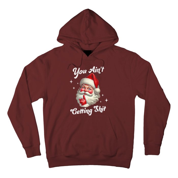 Vintage Christmas Funny Santa Claus Hoodie