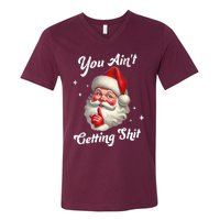 Vintage Christmas Funny Santa Claus V-Neck T-Shirt