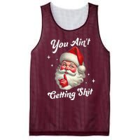 Vintage Christmas Funny Santa Claus Mesh Reversible Basketball Jersey Tank