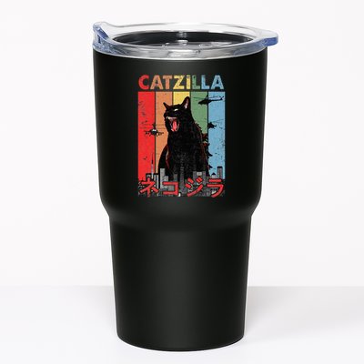Vintage Catzilla Funny Kitten And Cat Lover Tumbler