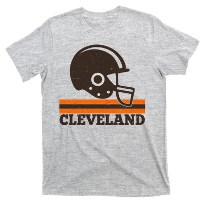 Vintage Cleveland Football Helmet Logo T-Shirt