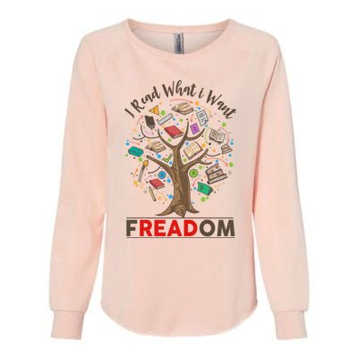 Vintage Censorship Freedom Reading Nerd I Read Banned Books Meaningful Gift Womens California Wash Sweatshirt