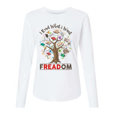 Vintage Censorship Freedom Reading Nerd I Read Banned Books Meaningful Gift Womens Cotton Relaxed Long Sleeve T-Shirt