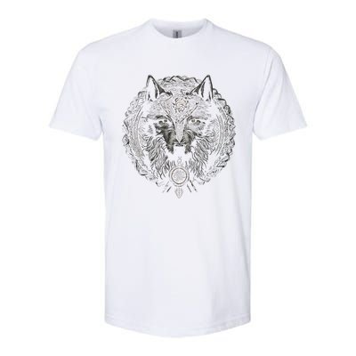 Viking Celtic Fenrir Wolf Softstyle® CVC T-Shirt