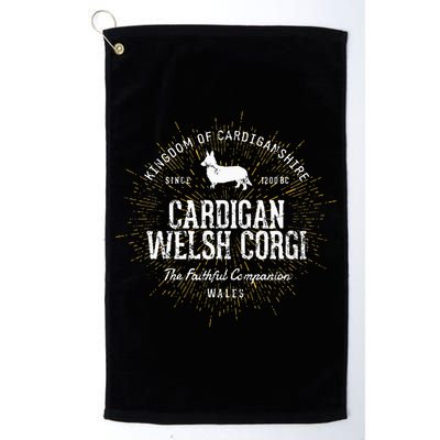 Vintage Cardigan for Dog Lovers Cardigan Welsh Corgi Golf Towel