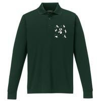 Violinist Cats For Cat Loving Violin Player Performance Long Sleeve Polo