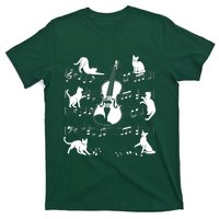 Violinist Cats For Cat Loving Violin Player T-Shirt