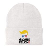 Voting Convicted Felon 2024 Graphic Knit Cap Winter Beanie