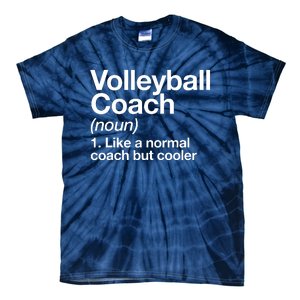 Volleyball Coach Funny Sports Definition Trainer Instructor Tie-Dye T-Shirt