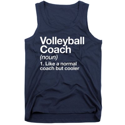 Volleyball Coach Funny Sports Definition Trainer Instructor Tank Top