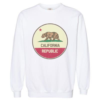 Vintage California Flag Garment-Dyed Sweatshirt