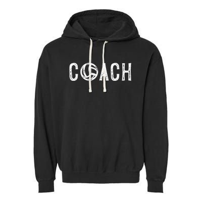 Volleyball Coach Funny Sports Definition Trainer Instructor Garment-Dyed Fleece Hoodie