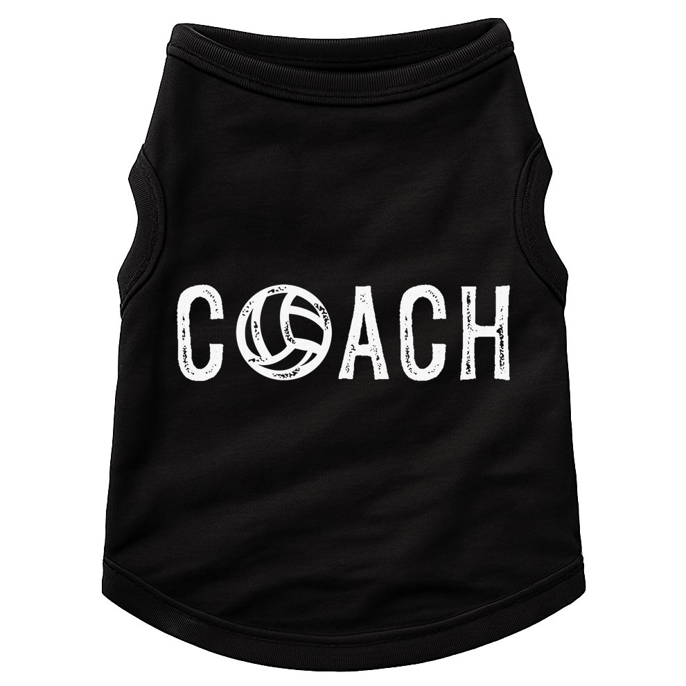 Volleyball Coach Funny Sports Definition Trainer Instructor Doggie Tank