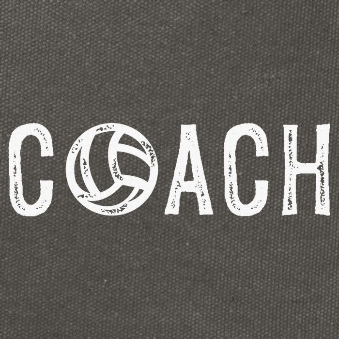 Volleyball Coach Funny Sports Definition Trainer Instructor Cotton Canvas Backpack
