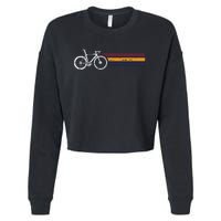 Vintage Cycling Funny Classic Bicycle Bicycling Lover Outfit Cropped Pullover Crew