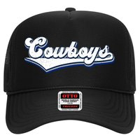 Vintages Cowboys Football Logo Trucker Hat