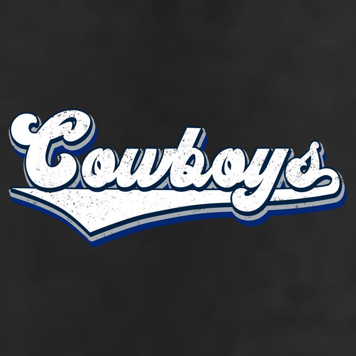 Vintages Cowboys Football Logo Trucker Hat