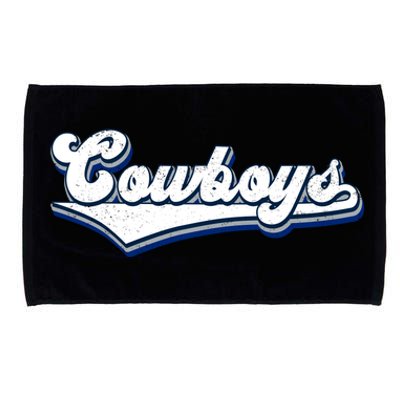 Vintages Cowboys Football Logo Microfiber Hand Towel