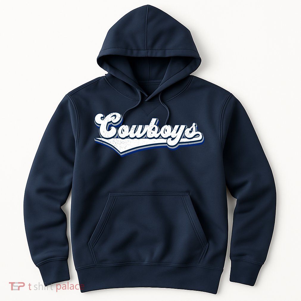 Vintages Cowboys Football Logo Hoodie