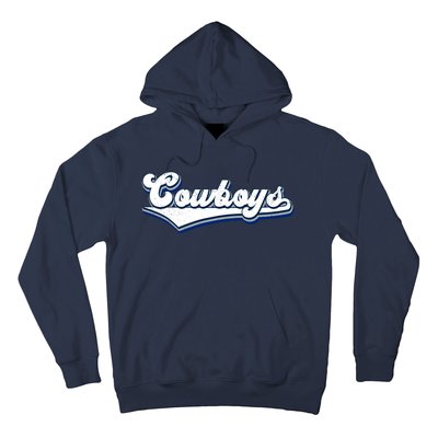 Vintages Cowboys Football Logo Hoodie