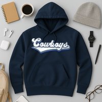 Vintages Cowboys Football Logo Hoodie