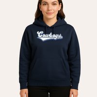 Vintages Cowboys Football Logo Hoodie