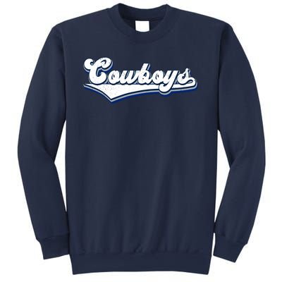 Vintages Cowboys Football Logo Sweatshirt