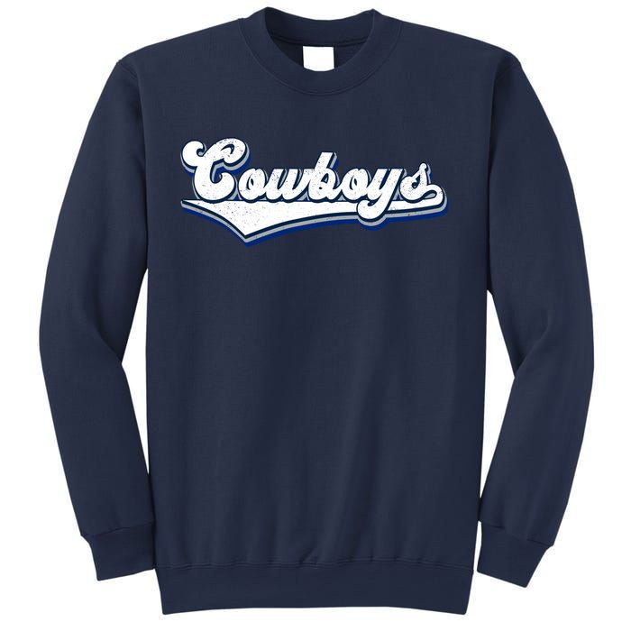 Vintages Cowboys Football Logo Sweatshirt