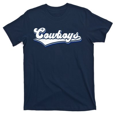 Vintages Cowboys Football Logo T-Shirt