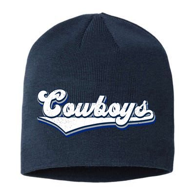Vintages Cowboys Football Logo Sustainable Beanie