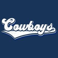 Vintages Cowboys Football Logo Baby Bodysuit