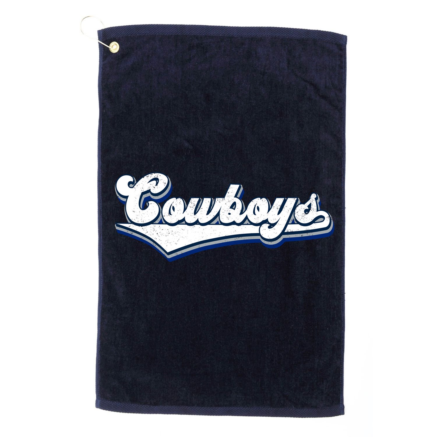 Vintages Cowboys Football Logo Golf Towel