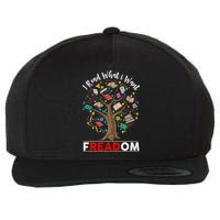 Vintage Censorship Freedom Reading Nerd I Read Banned Books Wool Snapback Cap