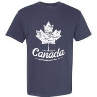 Vintage Canada Flag Canadian Flag Maple Leaf Garment-Dyed Heavyweight T-Shirt