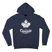 Vintage Canada Flag Canadian Flag Maple Leaf Hoodie